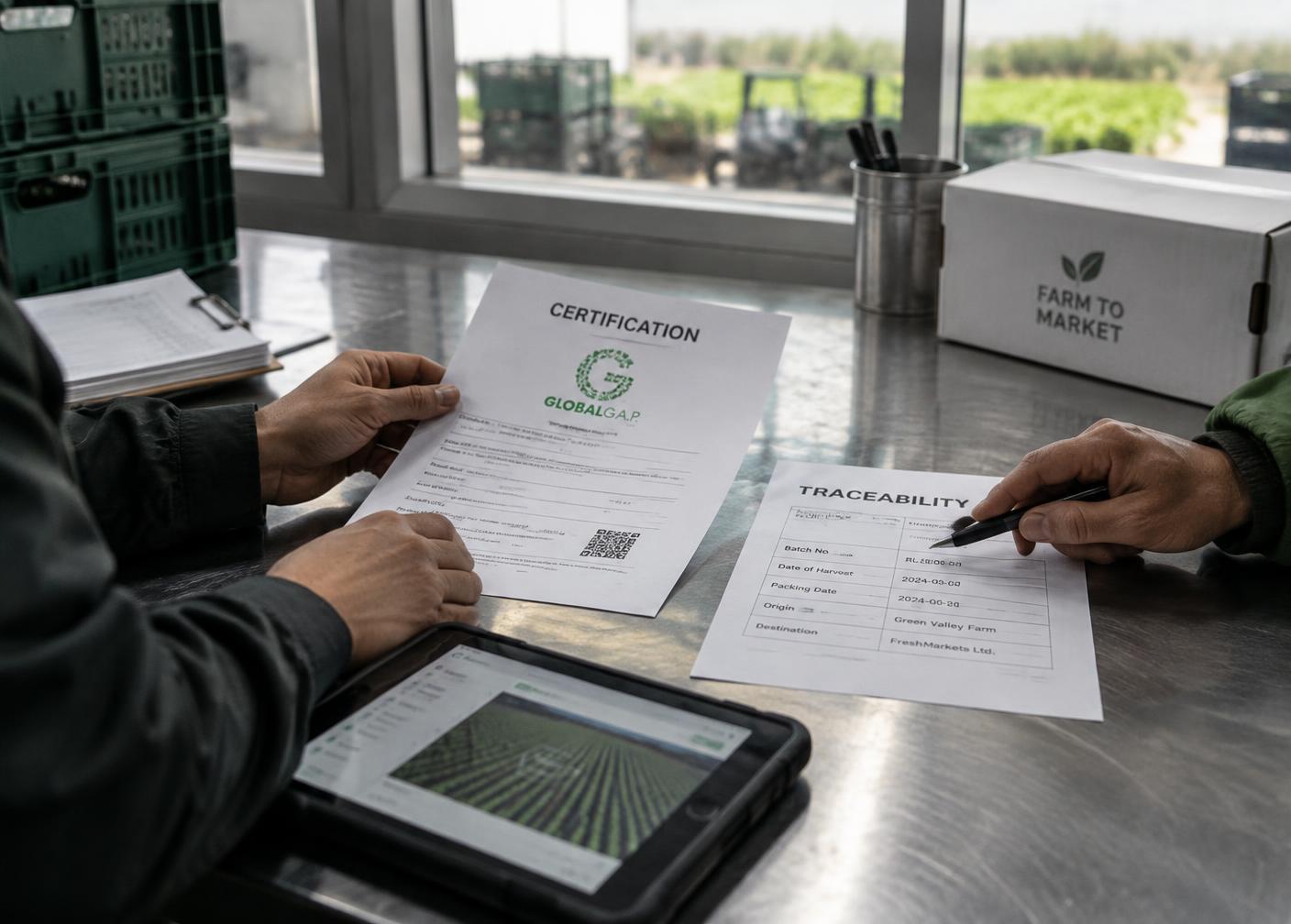 Revisión de documentación de certificación y trazabilidad